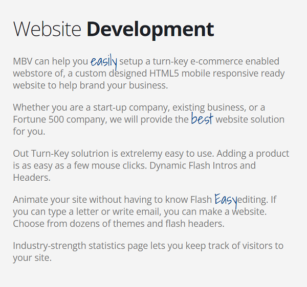 MBV Website Dev