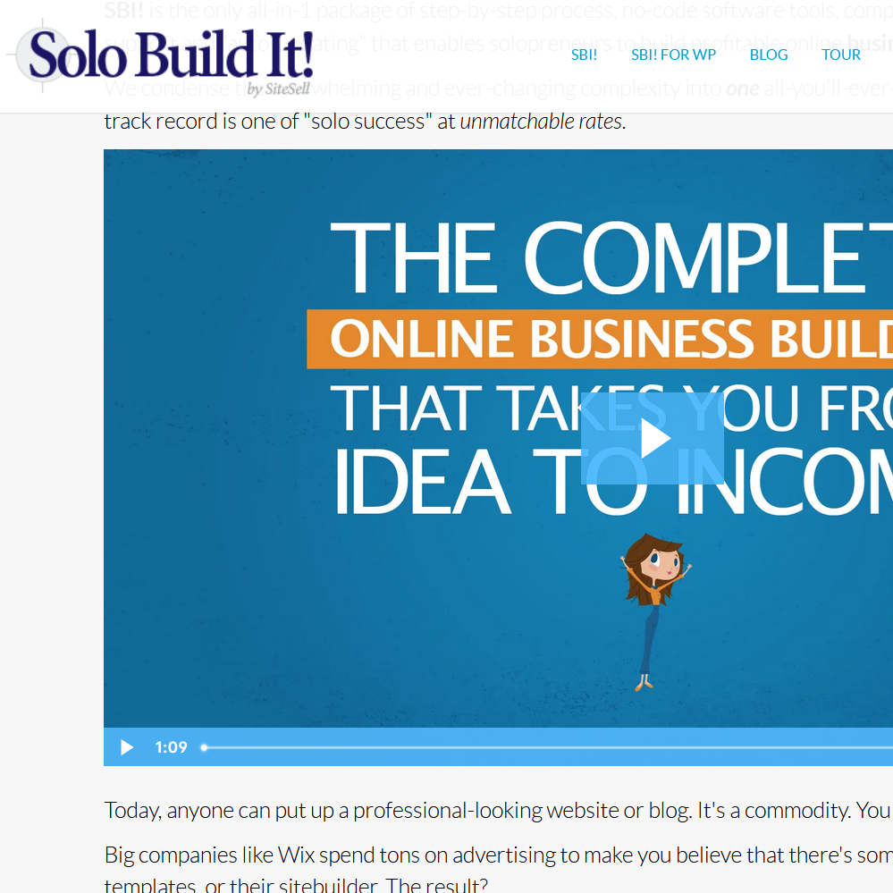 SiteSell - Solo Build It Logo