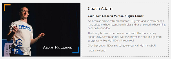 Fast Start Side Hustle from Adam Holland